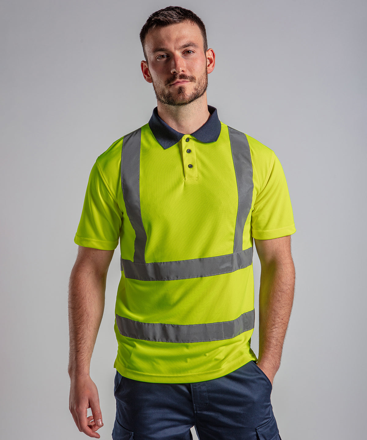 High visibility polo