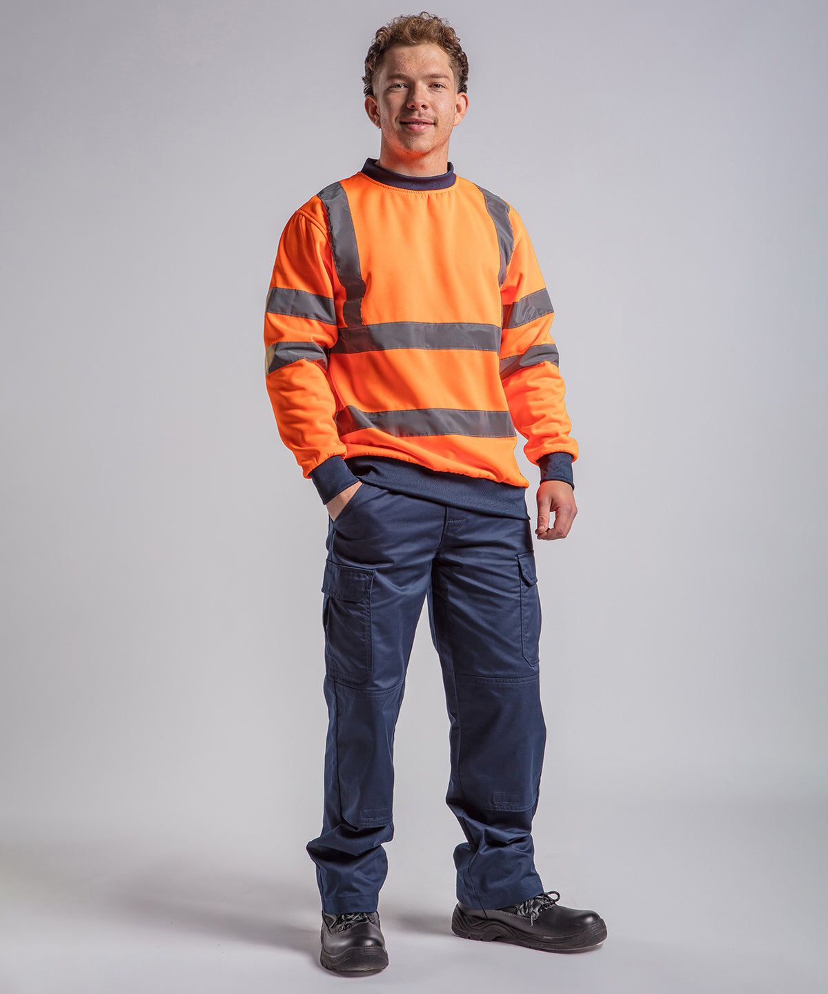 High visibility sweatshirt