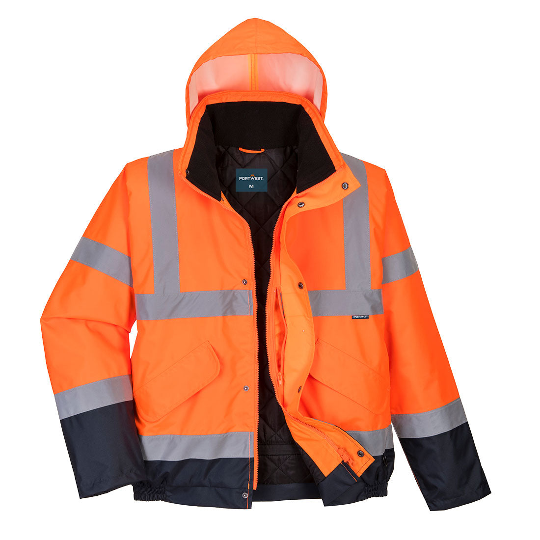 Hi-Vis Contrast Winter Bomber Jacket