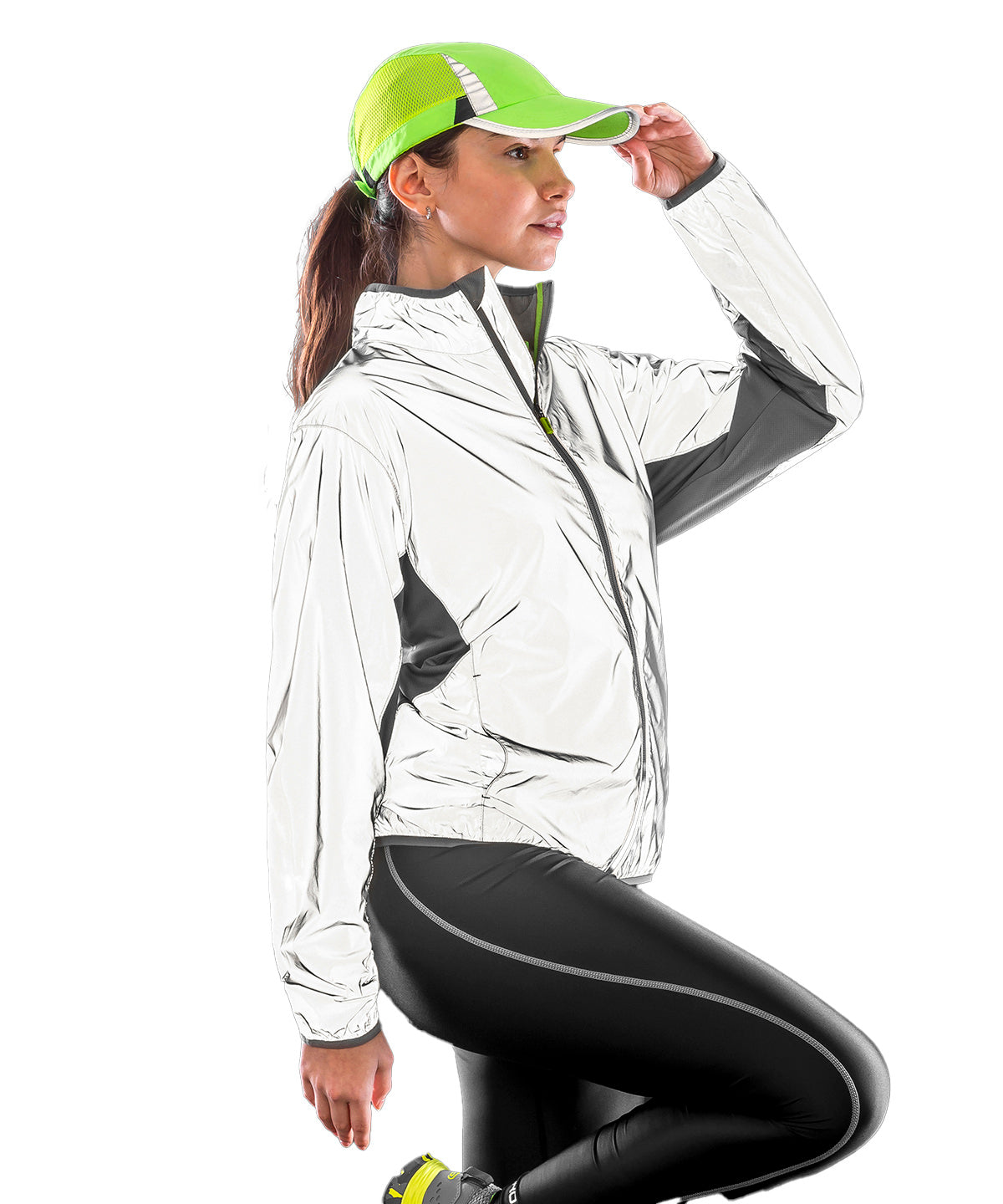 Luxe reflective hi-vis jacket