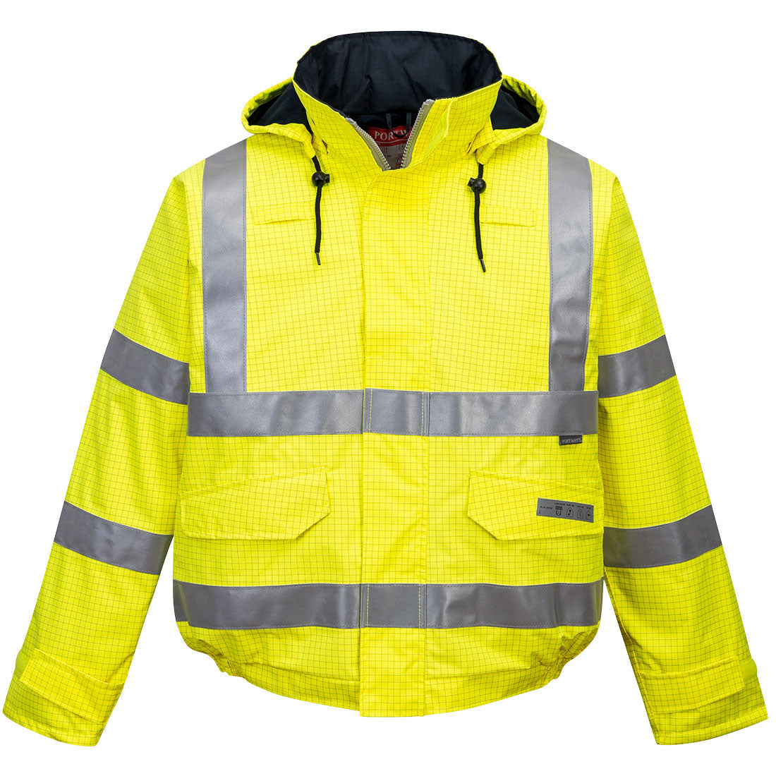 Bizflame Rain Hi-Vis Antistatic FR Bomber Jacket