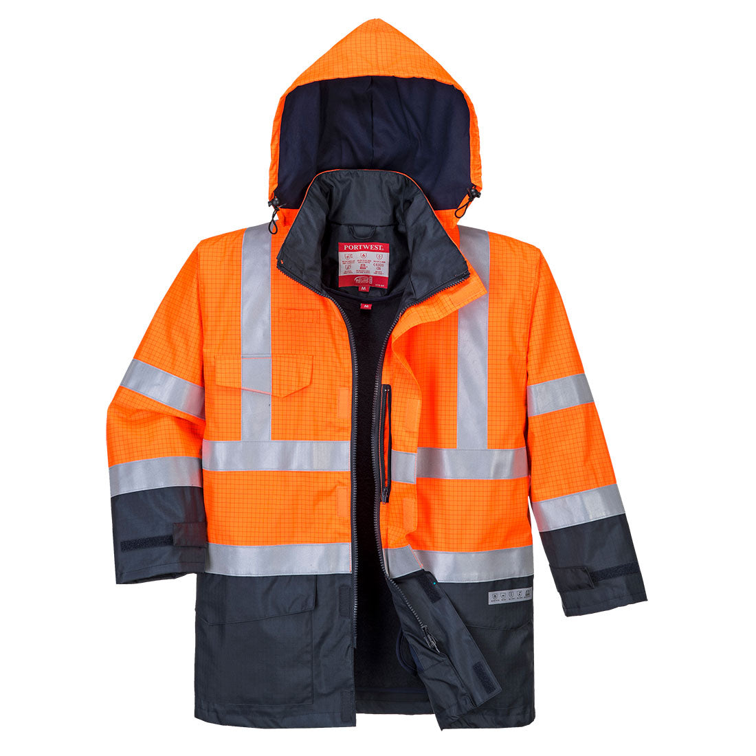 Orange/Navy