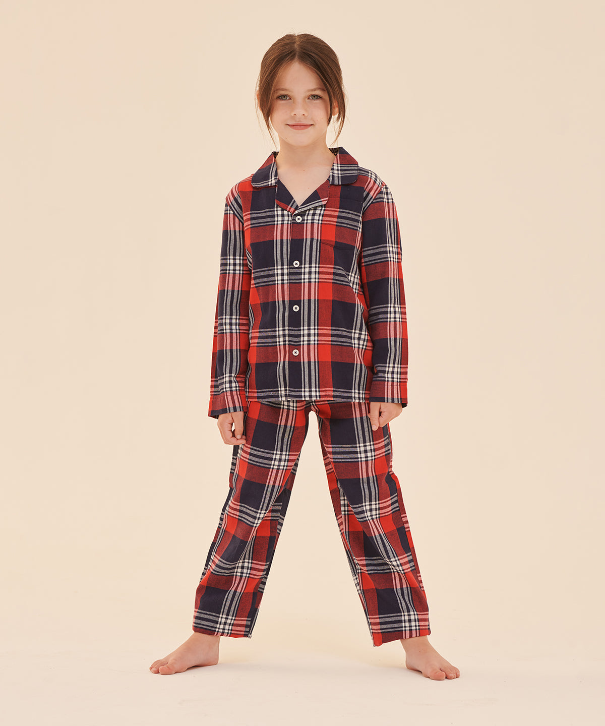 Kids tartan lounge set