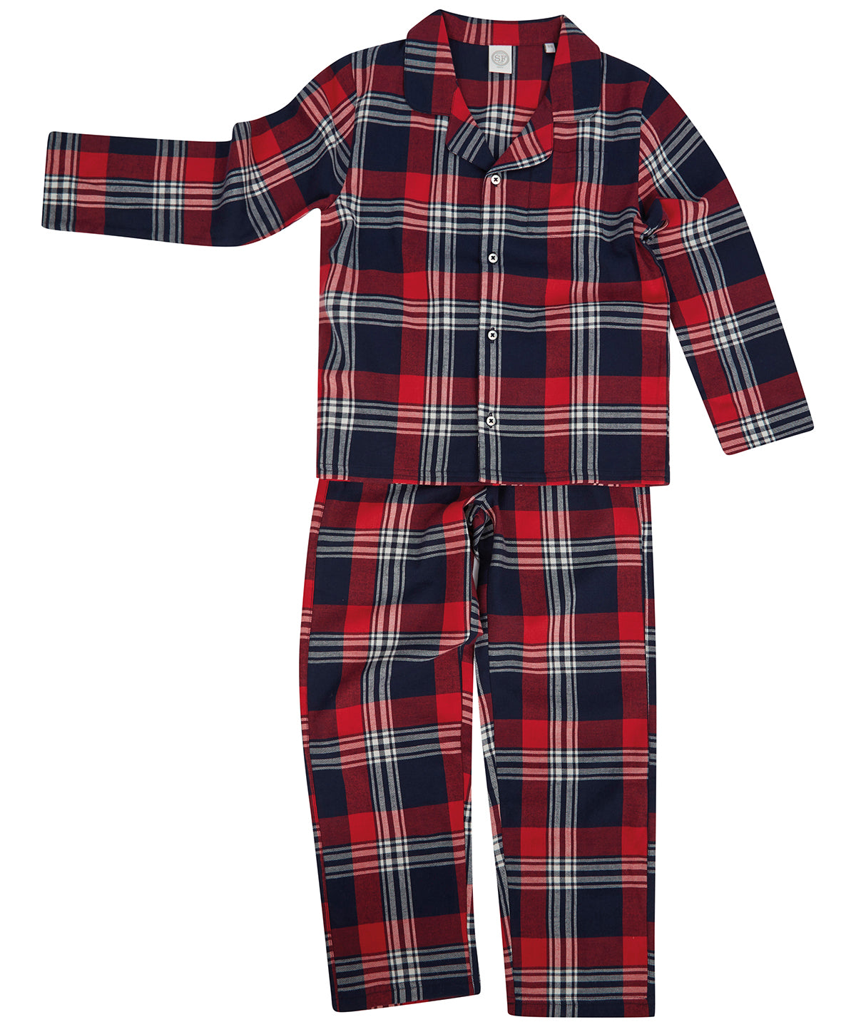 Kids tartan lounge set