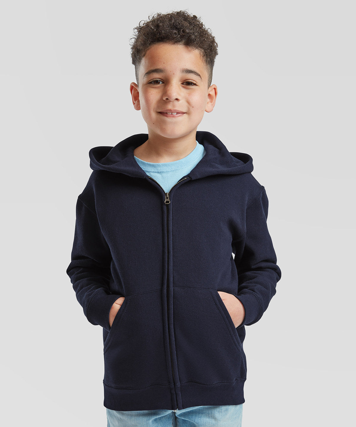 Kids classic hooded sweatshirt jacket