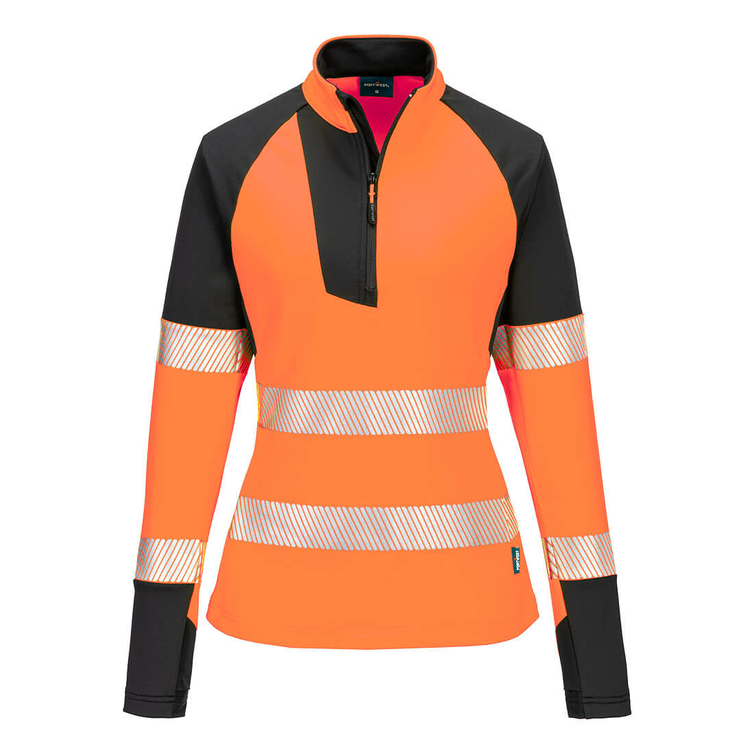 PW3 Hi-Vis Women's 1/4 Zip Sweatshirt