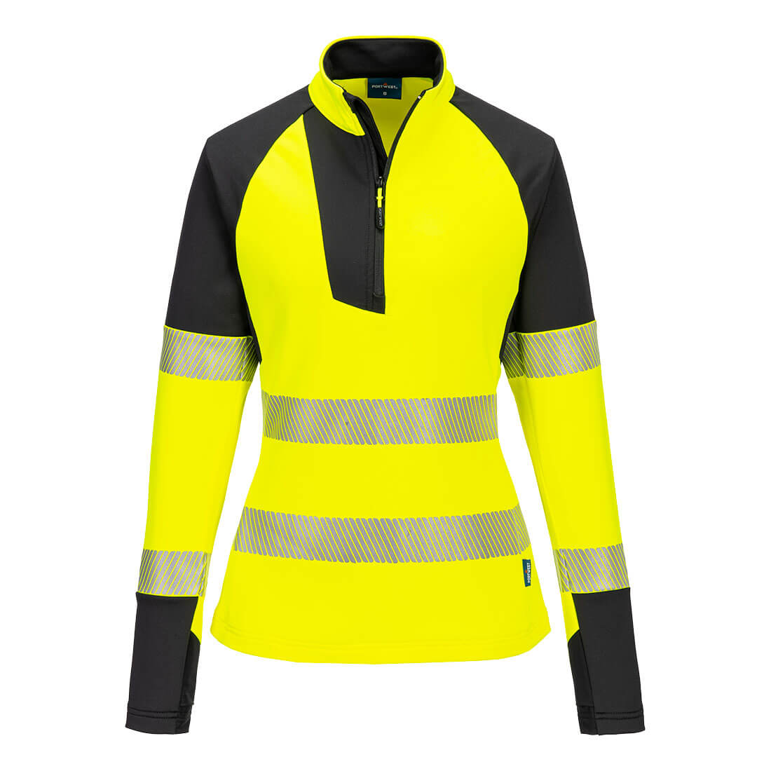 PW3 Hi-Vis Women's 1/4 Zip Sweatshirt