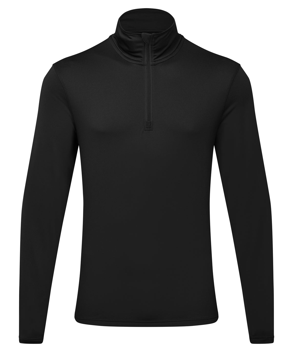 TriDri® recycled long sleeve brushed back ¼ zip top