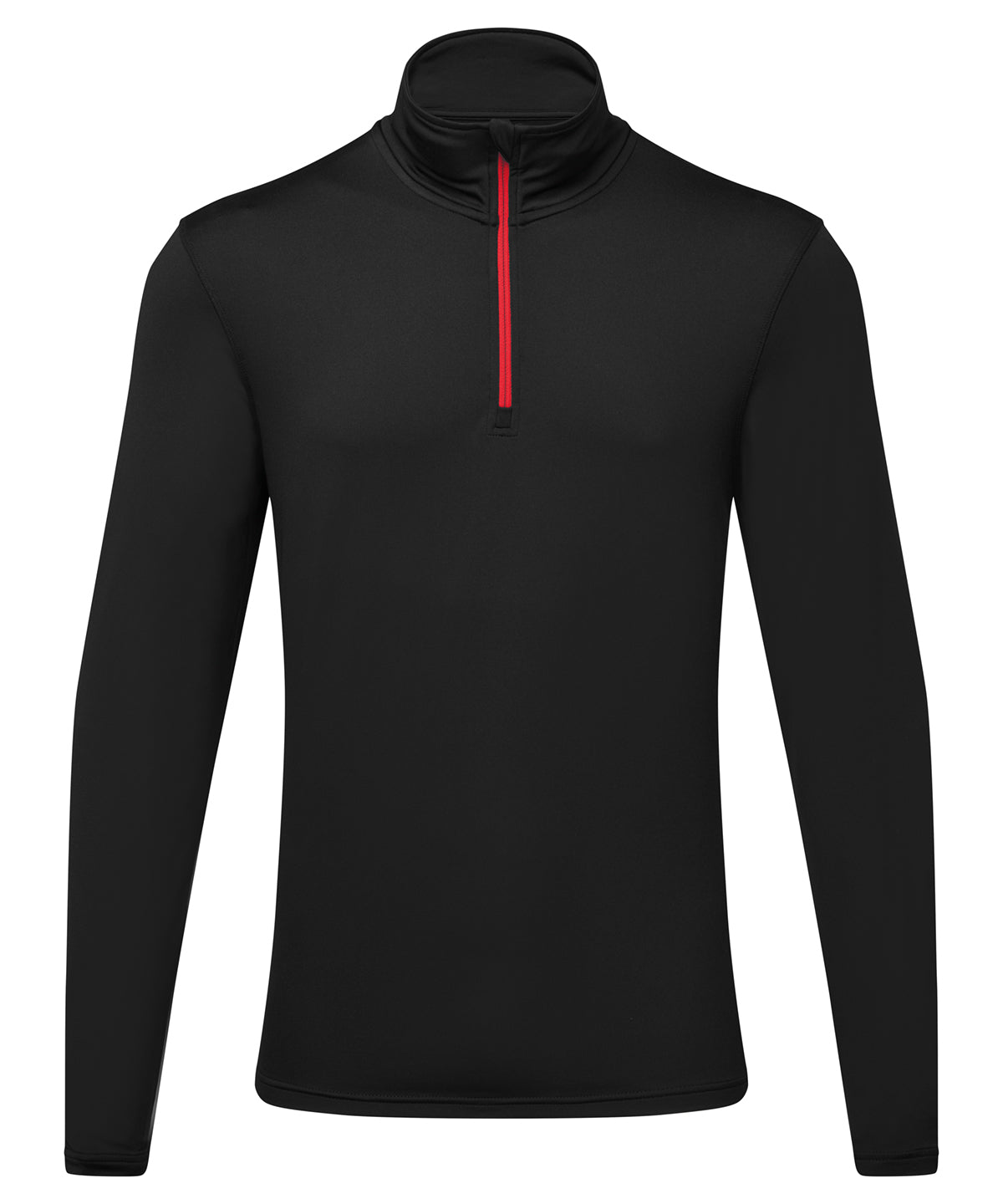 TriDri® recycled long sleeve brushed back ¼ zip top