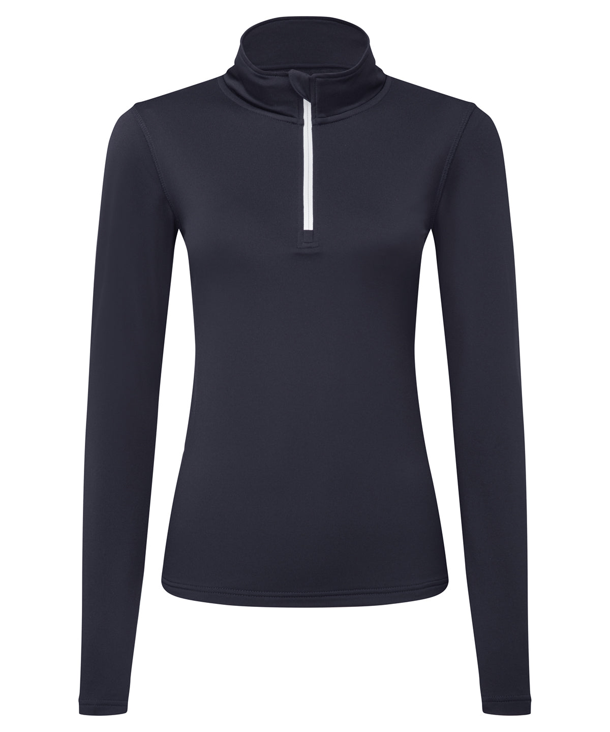 Women’s TriDri® recycled long sleeve brushed back ¼ zip top