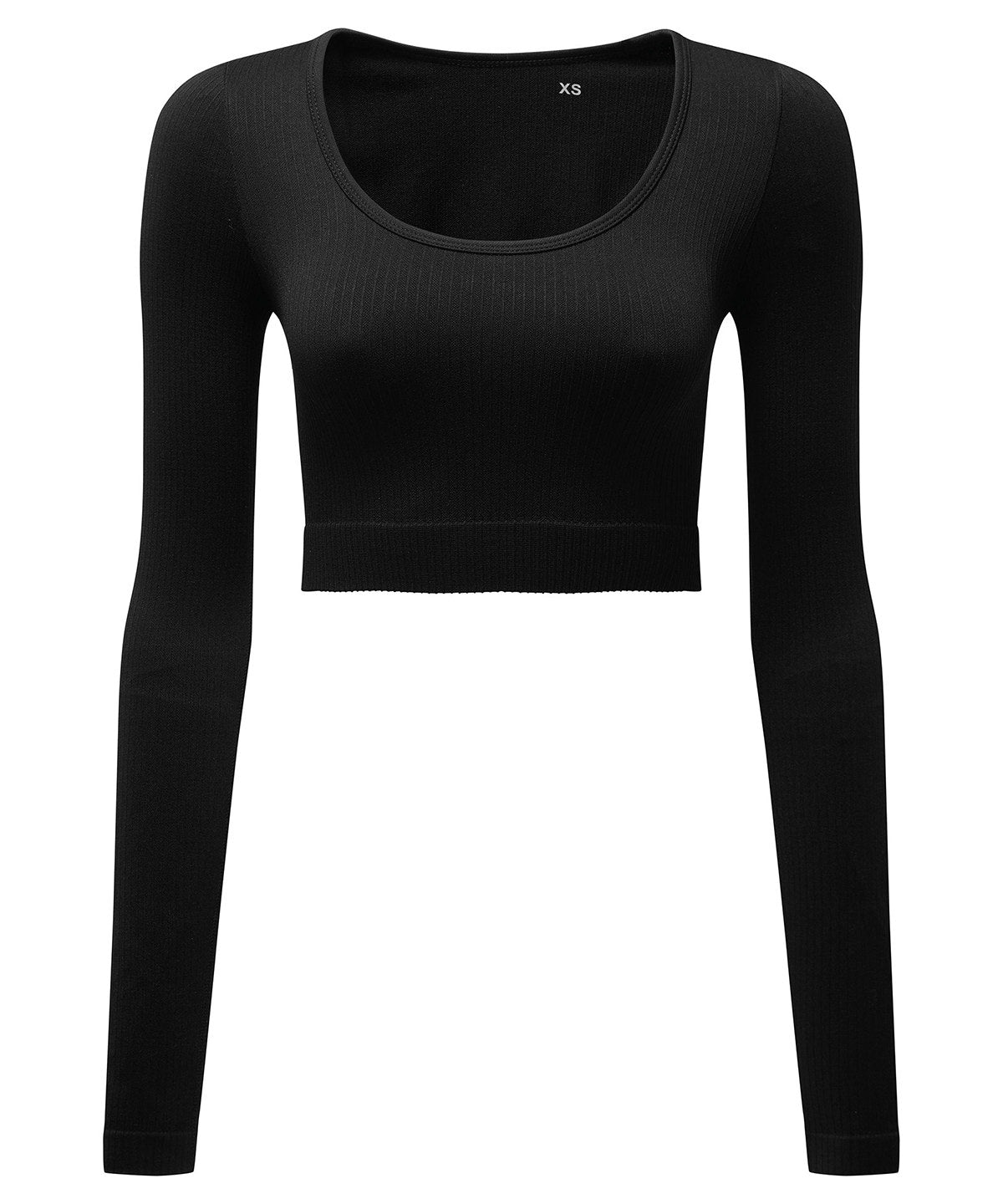 Women’s TriDri® ribbed seamless '3D Fit' crop top