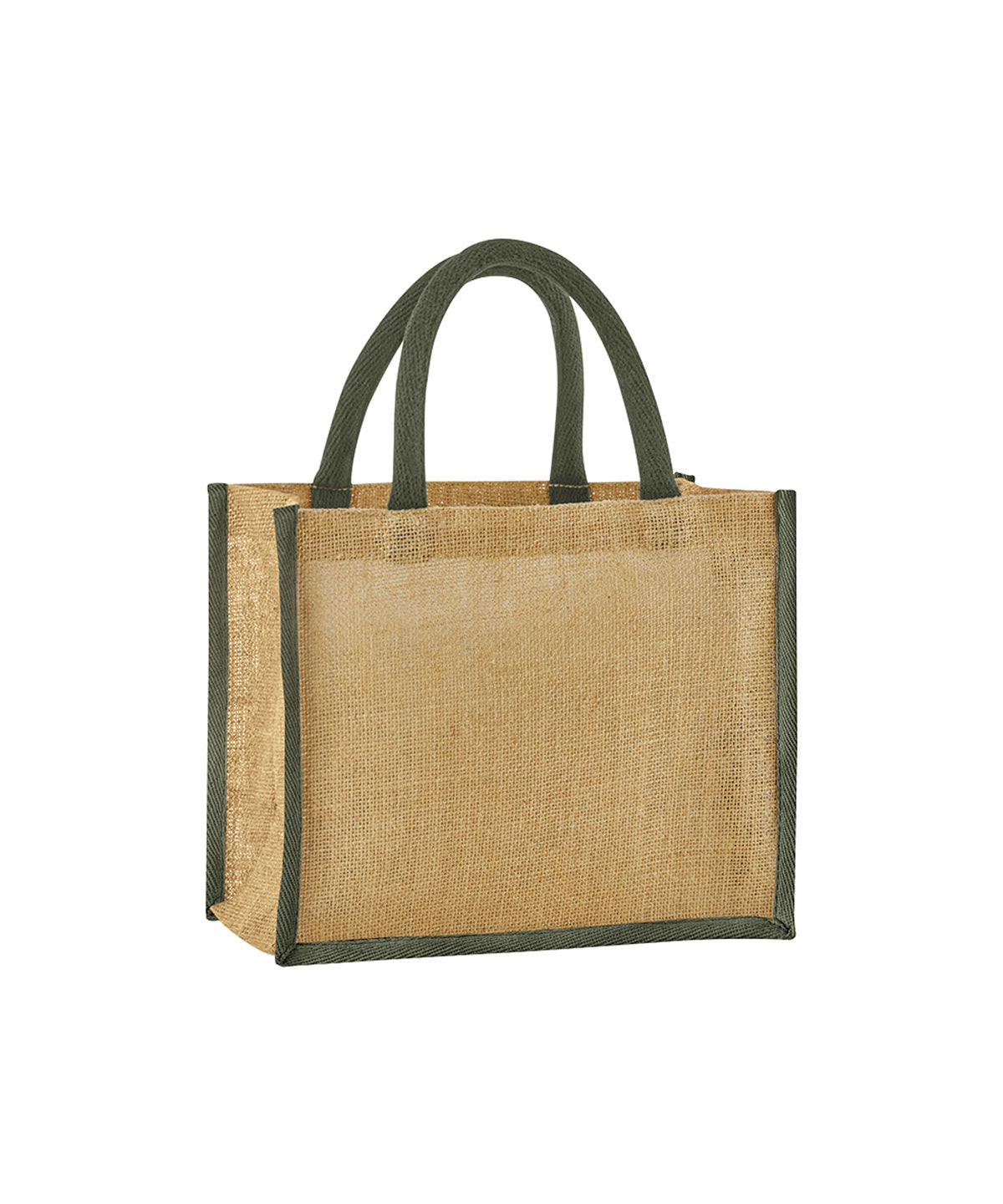 Natural starched jute midi tote