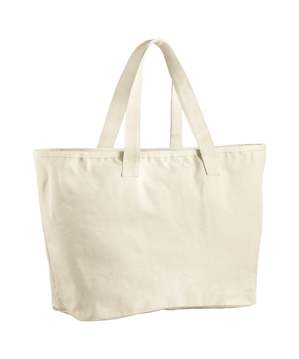 Oversized heavy duty canvas tote bag