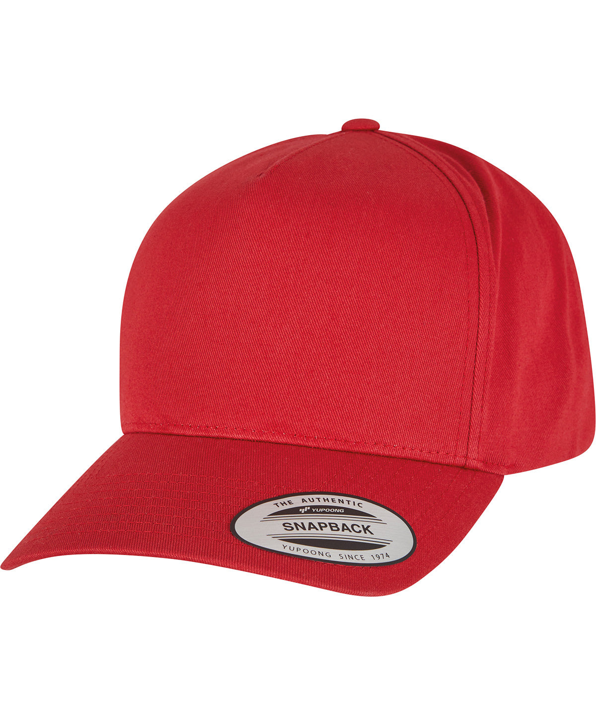 5-panel curved classic snapback (7707)