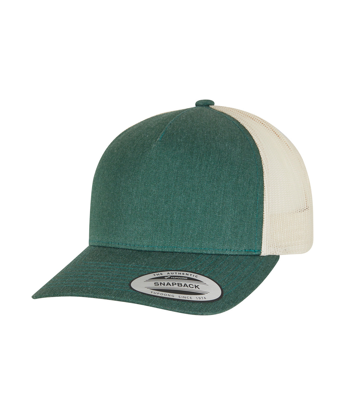 5-panel retro trucker 2-tone cap (6506T)