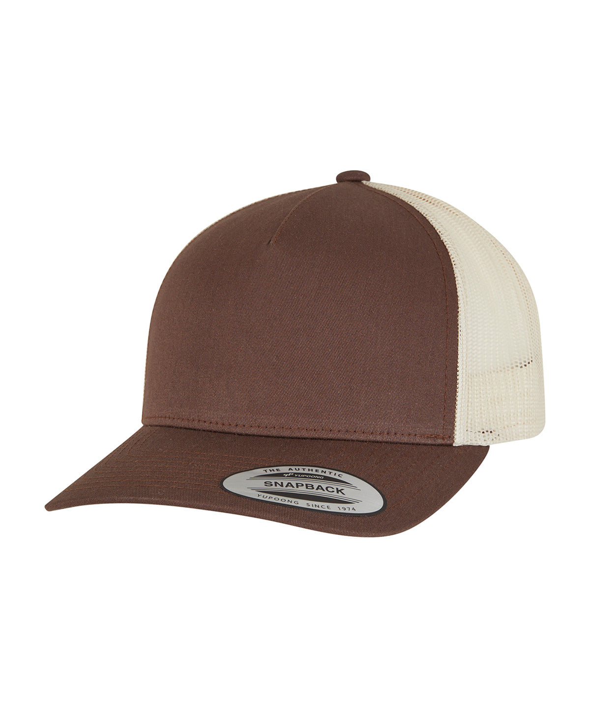 5-panel retro trucker 2-tone cap (6506T)