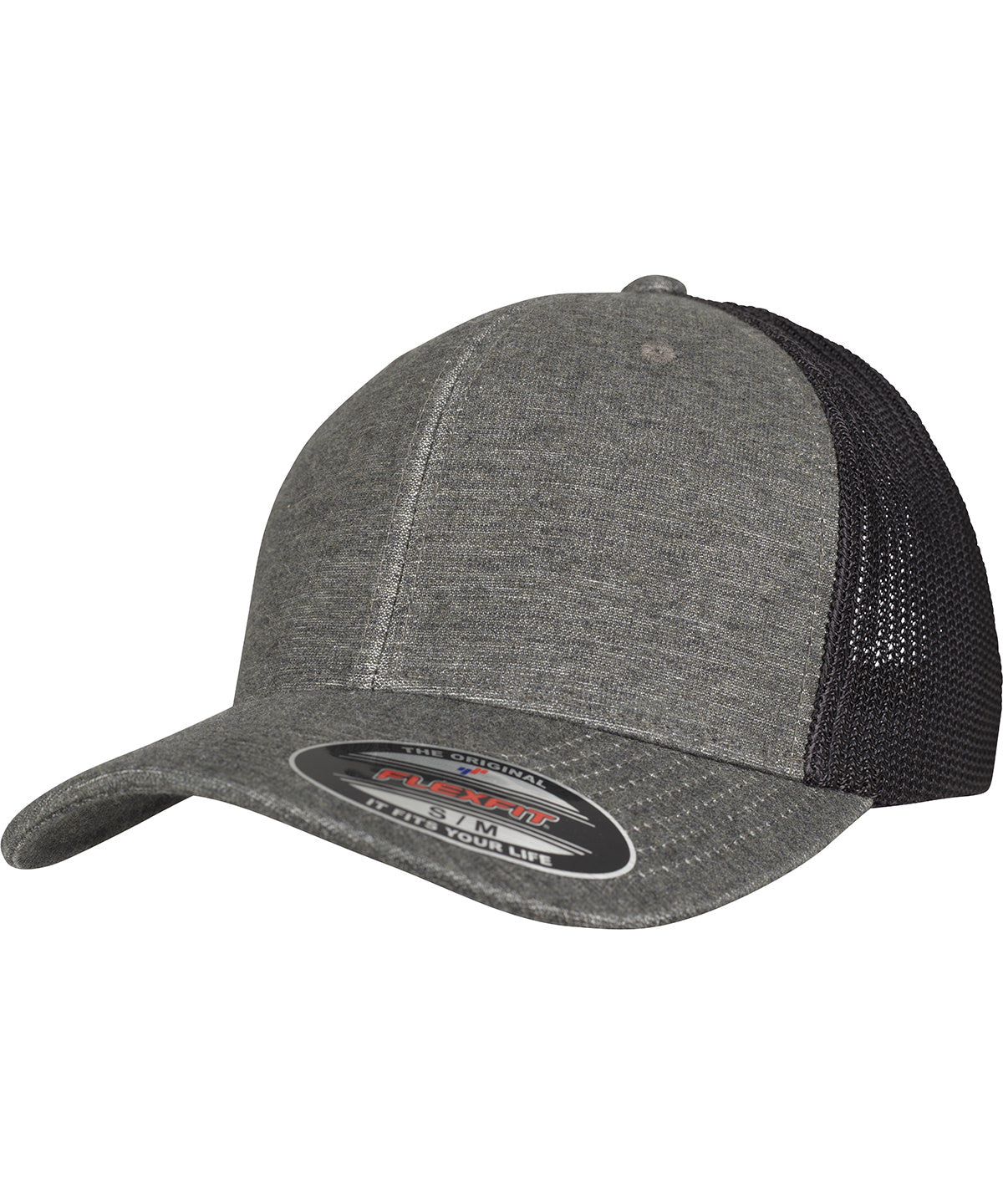 Retro trucker melange cap (6511M)