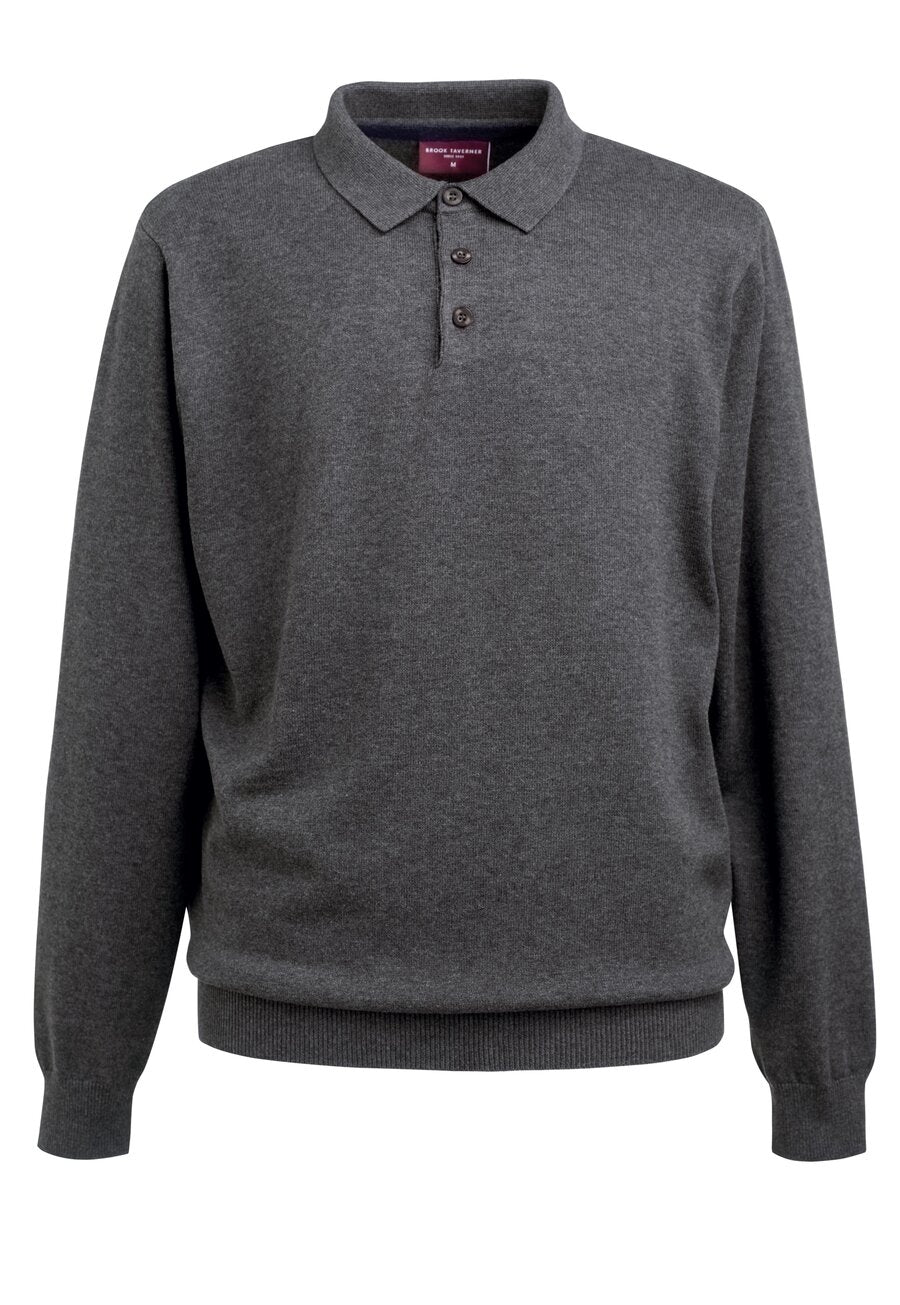 Casper L/S Knit Polo Shirt