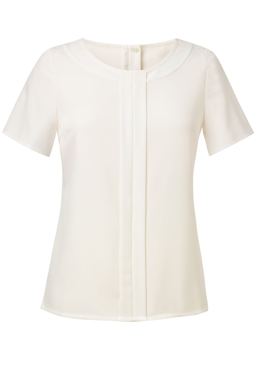 Felina S/S Crepe Blouse